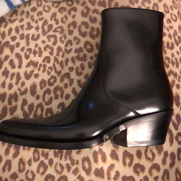 Calvin Klein x RAF Simmons 🇮🇹 Leather Ankle Boot - Picture 3 of 9